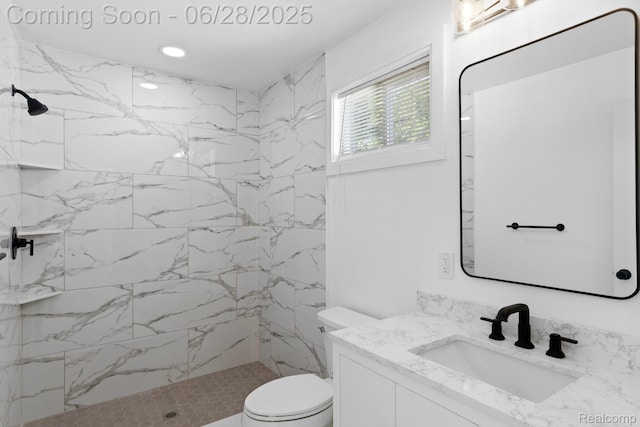 1590 Chapin Ave, Birmingham, MI 48009 - bathroom with vanity and a marble finish shower