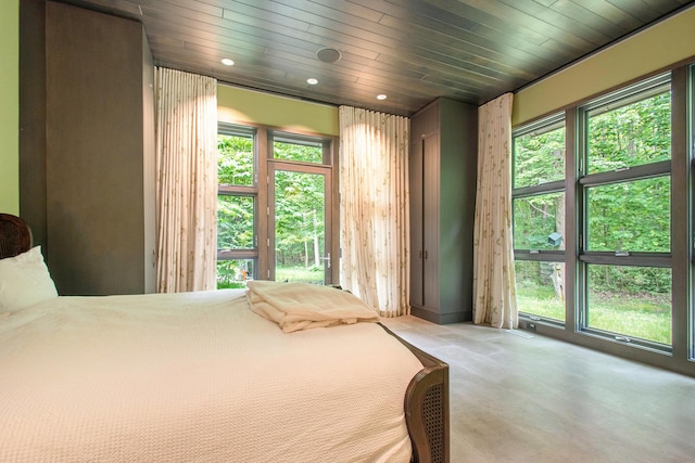 7085 Youngren Rd, Three Oaks, MI 49128 - bedroom with multiple windows and recessed lighting