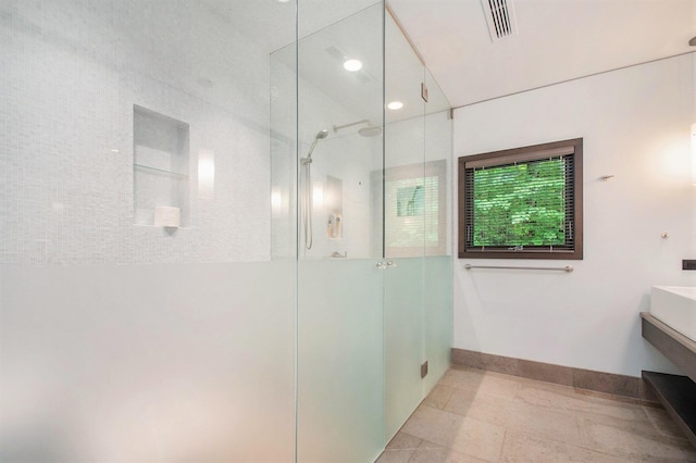 7085 Youngren Rd, Three Oaks, MI 49128 - full bath with a walk in shower and vanity