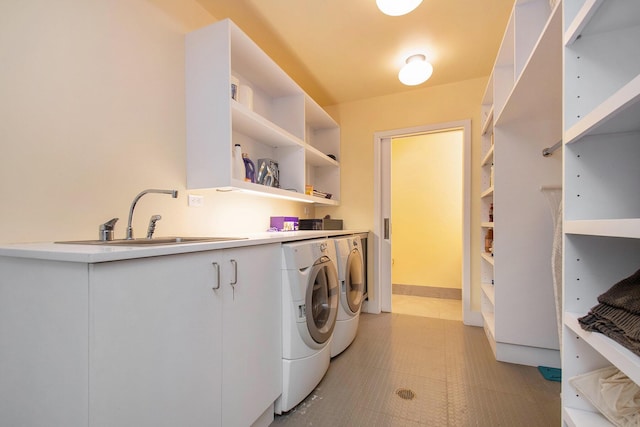 7085 Youngren Rd, Three Oaks, MI 49128 - washroom with separate washer and dryer and light flooring