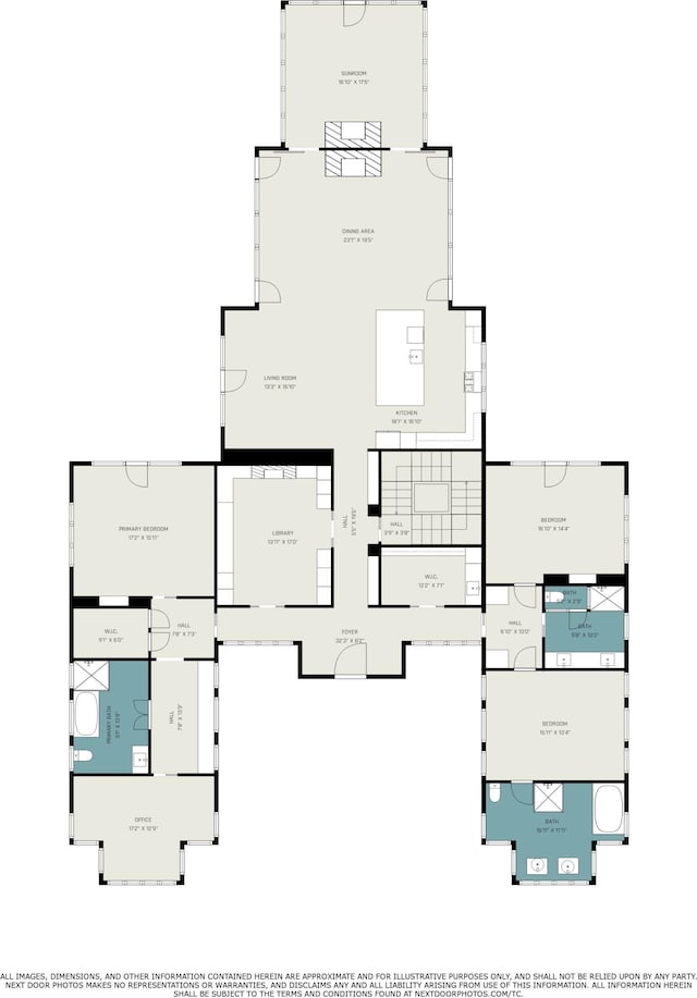 7085 Youngren Rd, Three Oaks, MI 49128 - view of floor plan / room layout