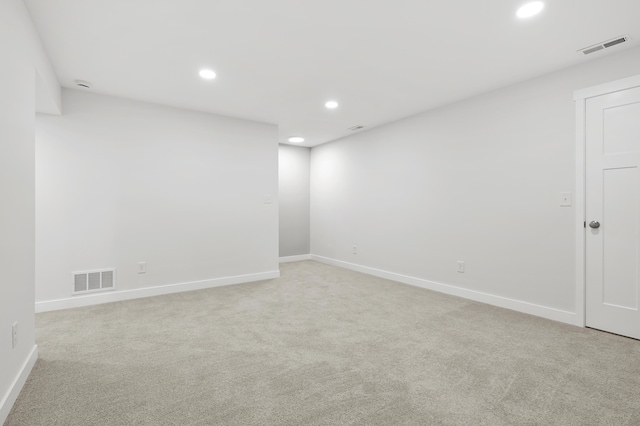 5661 Attleberry Ave, Kalamazoo, MI 49009 - empty room with light colored carpet and recessed lighting