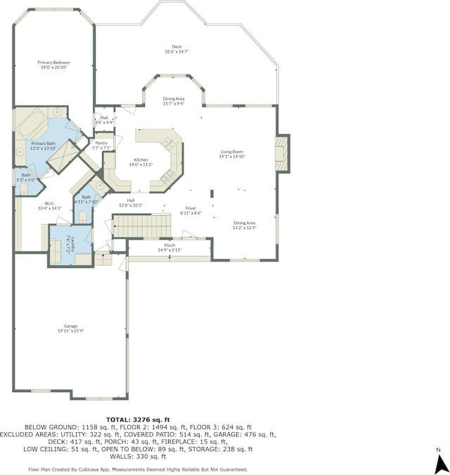 11713 Linderman Rd, Bear Lake, MI 49614 - view of home floor plan