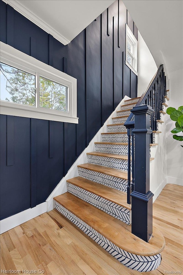 16514 Wildemere St, Detroit, MI 48221 - stairs with wood finished floors