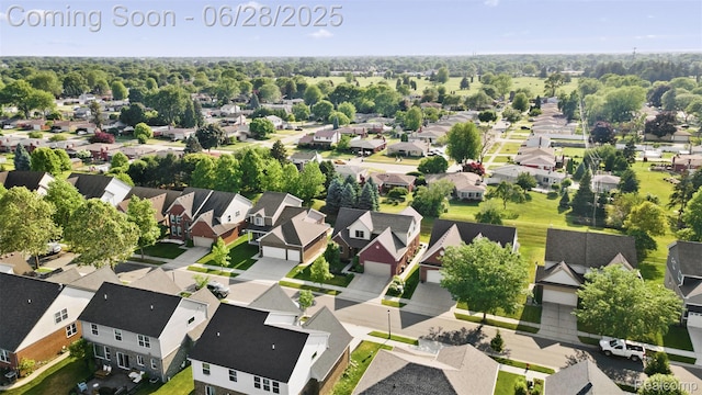 30493 Bradmore Rd, Warren, MI 48092 - aerial perspective of suburban area