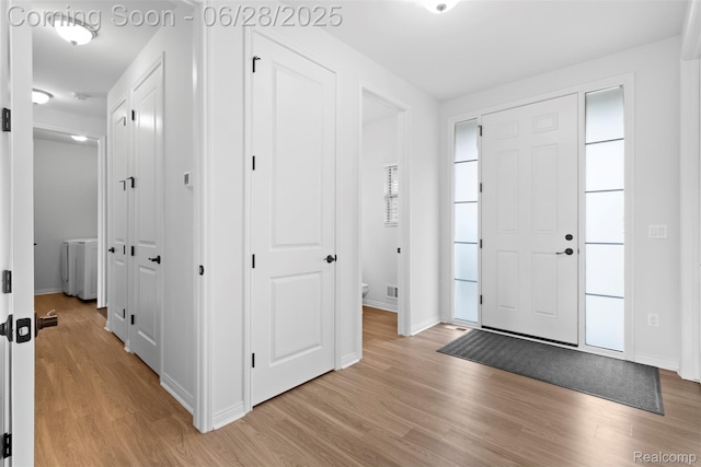 30493 Bradmore Rd, Warren, MI 48092 - entrance foyer with light wood-type flooring