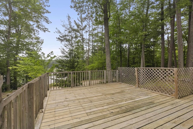 4382 S Vandervoight, Traverse City, MI 49696 - view of wooden deck