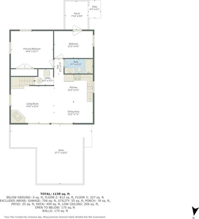 4382 S Vandervoight, Traverse City, MI 49696 - view of home floor plan