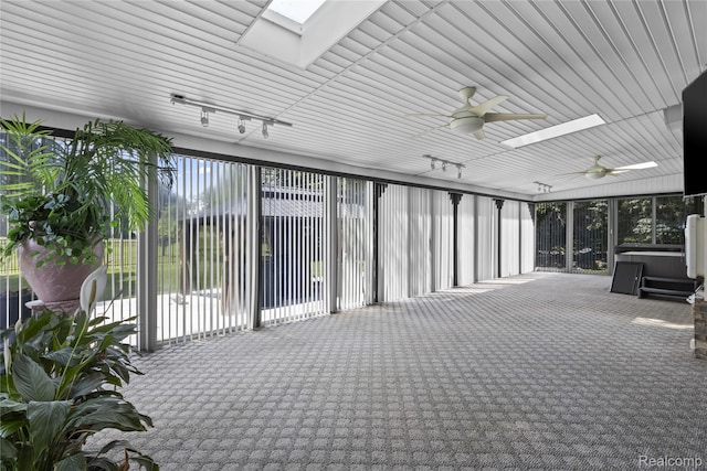 25893 Golf Pointe Dr, Southfield, MI 48075 - view of patio with a ceiling fan
