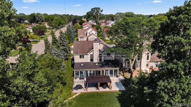 25893 Golf Pointe Dr, Southfield, MI 48075 - aerial view of property and surrounding area