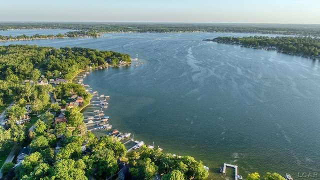 4078 Woodland Ave, Manitou Beach, MI 49253 - aerial view of property and surrounding area featuring a large body of water
