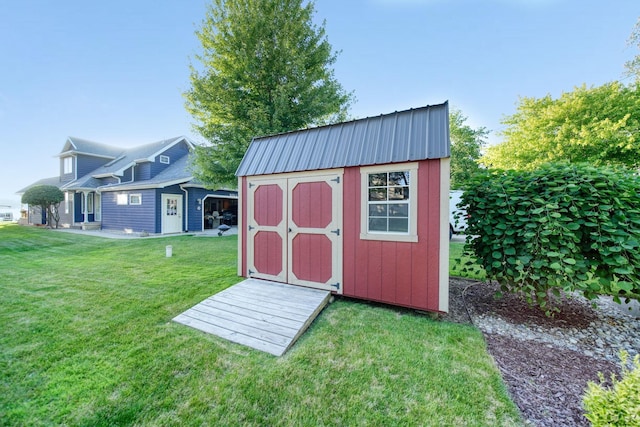 4078 Woodland Ave, Manitou Beach, MI 49253 - view of shed