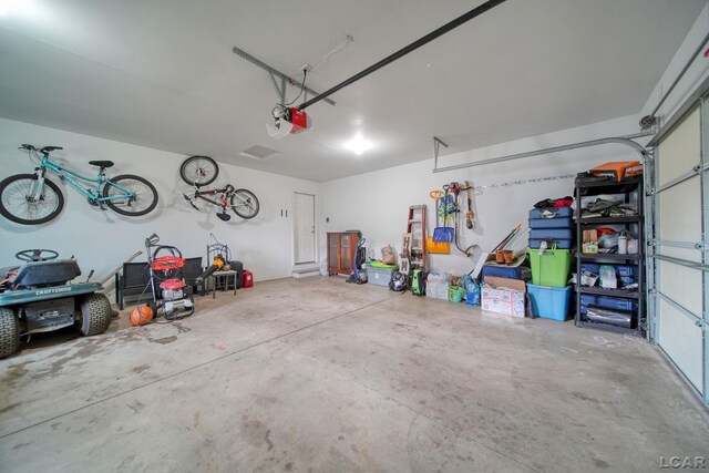 2099 Friar Tuck Cir, Adrian, MI 49221 - garage featuring a garage door opener