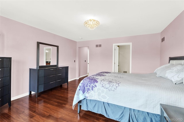4303 S Lake Ln, Shelby Twp, MI 48316 - bedroom featuring wood finished floors and baseboards