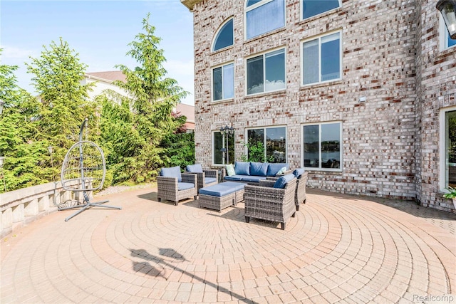 4303 S Lake Ln, Shelby Twp, MI 48316 - view of patio / terrace featuring an outdoor living space