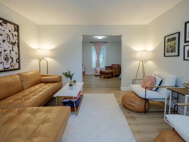 3002 Applelane Ave, Kalamazoo, MI 49008 - living area featuring wood finished floors and baseboards