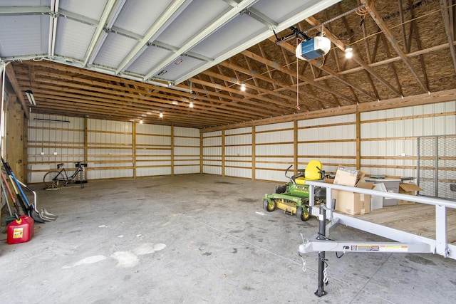 9733 E O Ave, Kalamazoo, MI 49048 - garage featuring a garage door opener