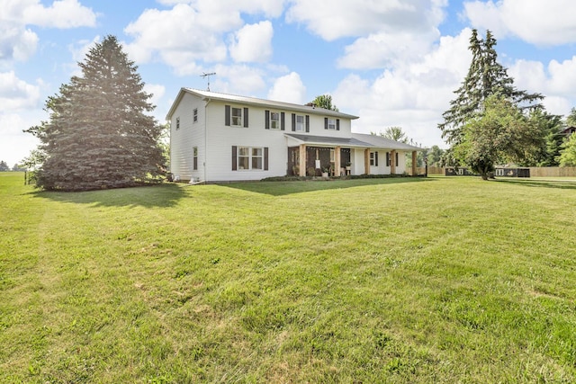 13451 S Waldron Rd, Waldron, MI 49288 - view of front of property with a front lawn