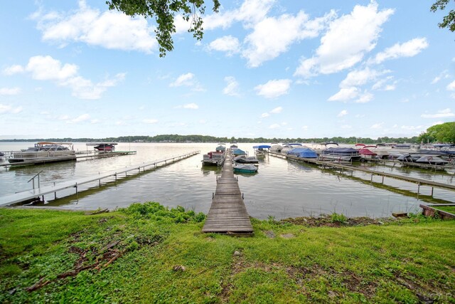 5390 Parkwood Ct, Manitou Beach, MI 49253 - dock with a water view