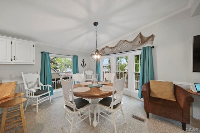 5390 Parkwood Ct, Manitou Beach, MI 49253 - dining area with crown molding