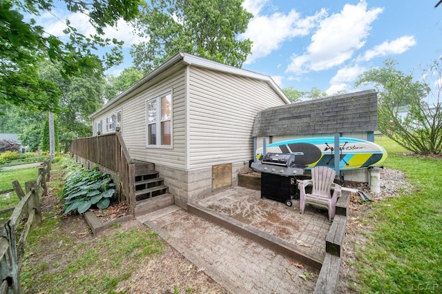 5390 Parkwood Ct, Manitou Beach, MI 49253 - back of property