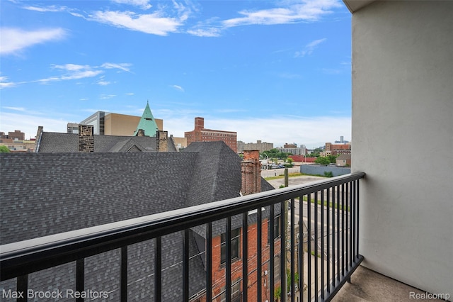 438 Selden St Unit 401, Detroit, MI 48201 - balcony with a view of city