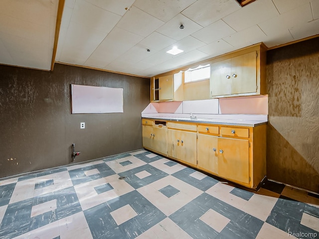 16039 Fordham St, Detroit, MI 48205 - kitchen with light flooring and light countertops