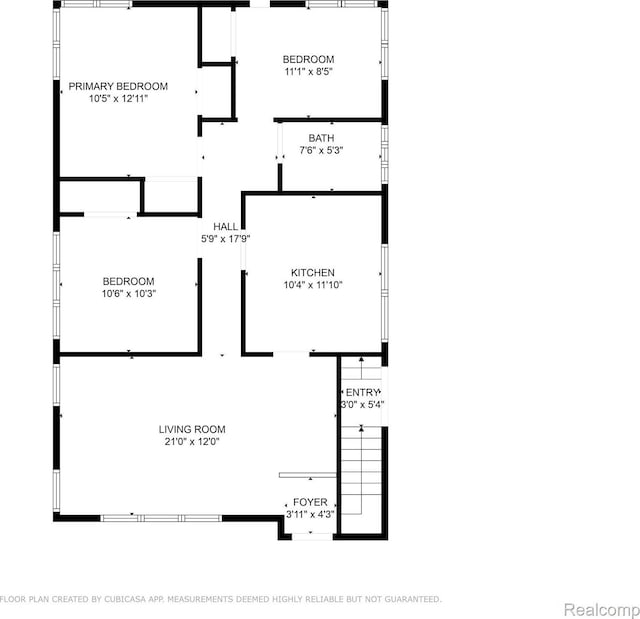 16039 Fordham St, Detroit, MI 48205 - view of property floor plan