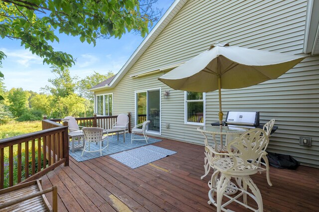 3229 Nighthawk Ln, Battle Creek, MI 49015 - view of deck