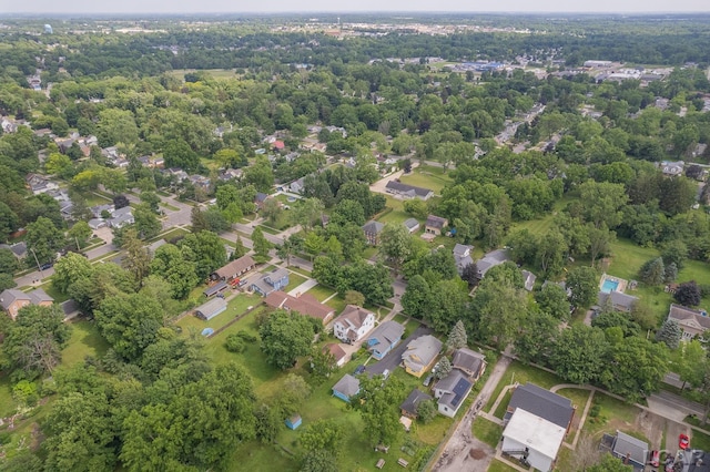 1044 Michigan Ave, Adrian, MI 49221 - aerial overview of property's location with nearby suburban area