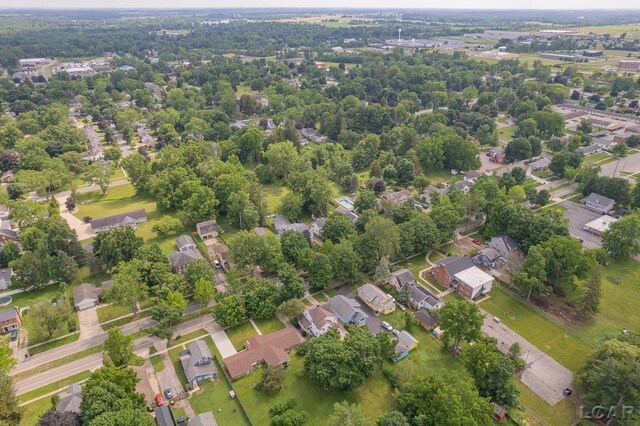 1044 Michigan Ave, Adrian, MI 49221 - aerial perspective of suburban area