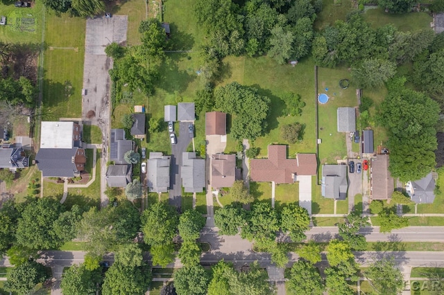 1044 Michigan Ave, Adrian, MI 49221 - aerial overview of property's location with nearby suburban area
