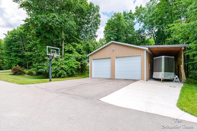 5264 Deverman Ct NE, Lowell, MI 49331 - garage with a detached garage