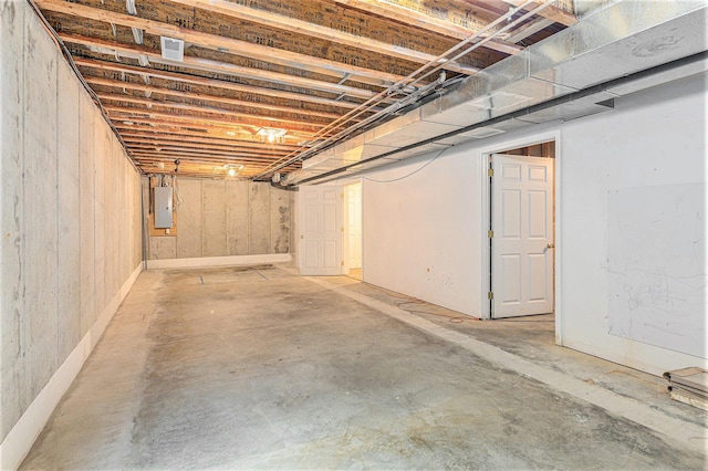 4166 Grandwood Cir, Saint Joseph, MI 49085 - unfinished basement featuring electric panel