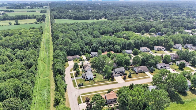 4166 Grandwood Cir, Saint Joseph, MI 49085 - aerial view of residential area with a forest