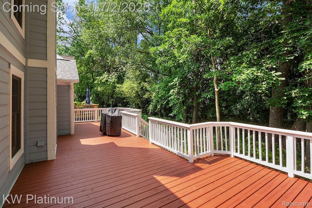 3708 Eaton Gate Ln, Auburn Hills, MI 48326 - view of wooden deck