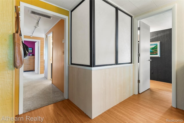 6600 W Shore Dr, Weidman, MI 48893 - hall featuring light wood-style floors