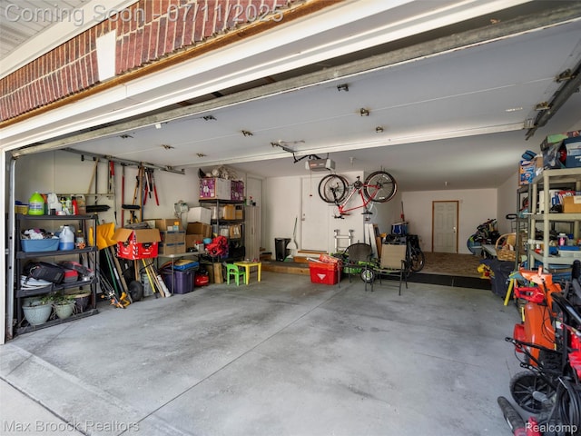 39104 Devonshire Ct, Harrison Township, MI 48045 - garage featuring a garage door opener