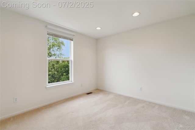 10074 Pond View Trl, Holly, MI 48442 - carpeted empty room featuring recessed lighting and baseboards