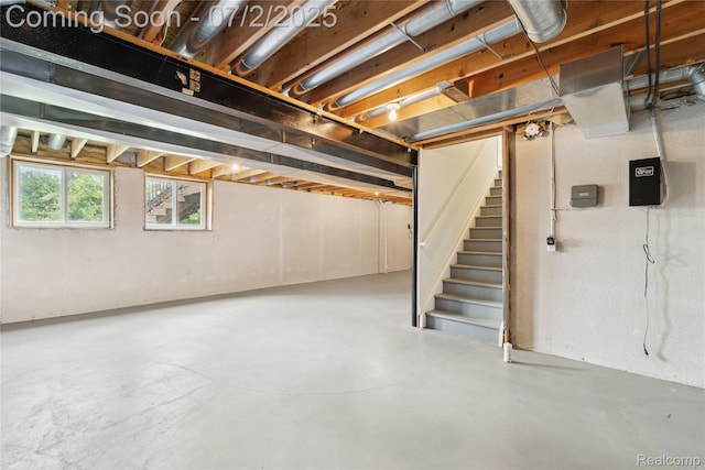 10074 Pond View Trl, Holly, MI 48442 - basement featuring stairs