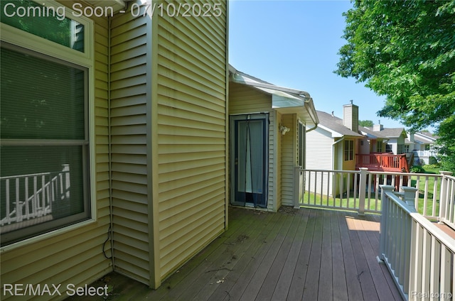1211 Creek View Ct, Burton, MI 48509 - view of wooden terrace