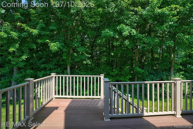1211 Creek View Ct, Burton, MI 48509 - view of deck