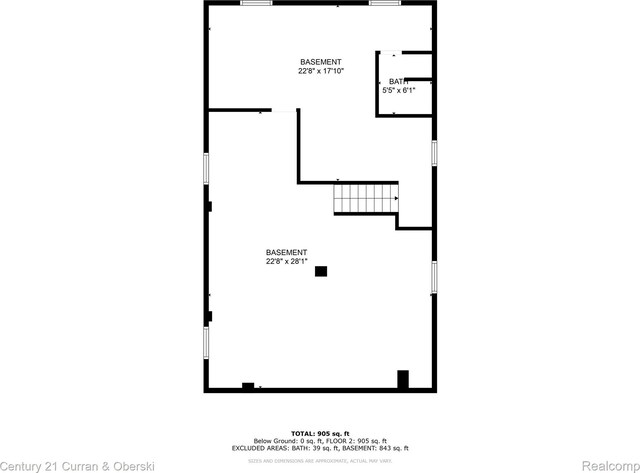 18949 Kenosha St, Harper Woods, MI 48225 - view of home floor plan