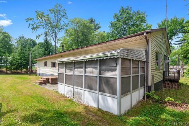 4175 Cherokee St, Gladwin, MI 48624 - view of garage