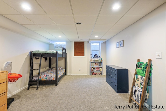 721 17 Mile Rd, Kent City, MI 49330 - carpeted bedroom with recessed lighting and baseboards