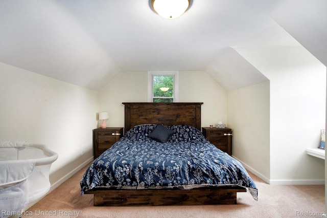 9309 Newburgh Rd, Livonia, MI 48150 - bedroom with carpet flooring and vaulted ceiling