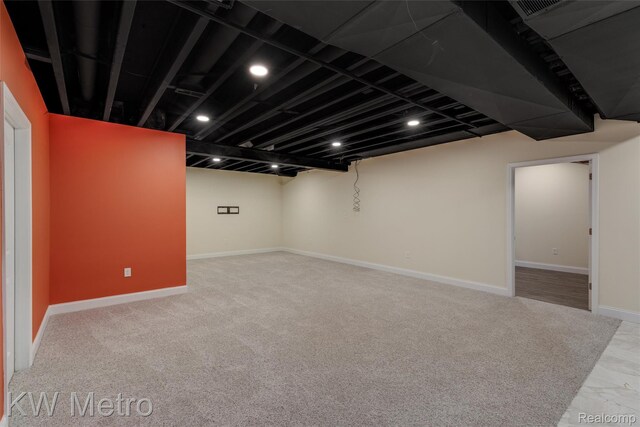 85 Hickory Dr, Troy, MI 48083 - finished below grade area with carpet