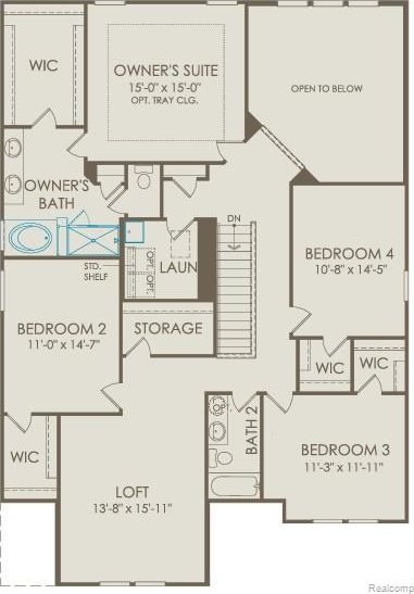 873 Risdon Trl S, Saline, MI 48176 - view of room layout