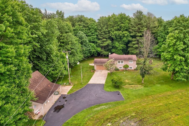 5852 Pinkerton Rd, Vassar, MI 48768 - view from above of property featuring a forest