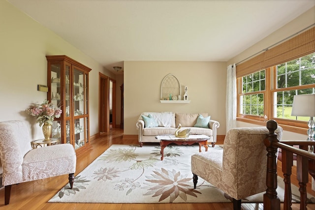 5852 Pinkerton Rd, Vassar, MI 48768 - living area with wood finished floors and baseboards